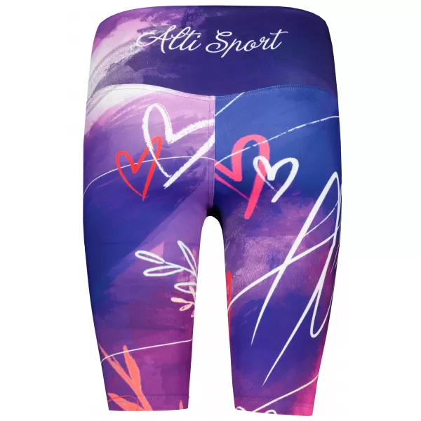  Frauen -Leggings über den Knien Premium ALTISPORT VOJ/ALW083LEG02 LILA 