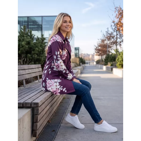  Frauen -Sweatshirt -Premium -Tasche für Frauen ALTISPORT VOJ/ALW087MI05 BURGUND 
