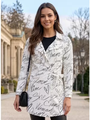 Frauen -Sweatshirt -Premium -Tasche für Frauen ALTISPORT VOJ/ALW084MI05 WEIß