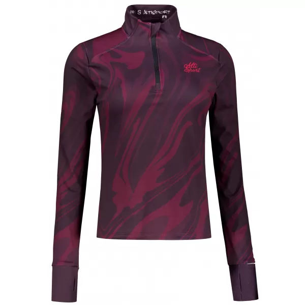  Frauen Sport Sweatshirt Premium Plus ALTISPORT VOJ/ALW072MI04 WEINRÖTET 