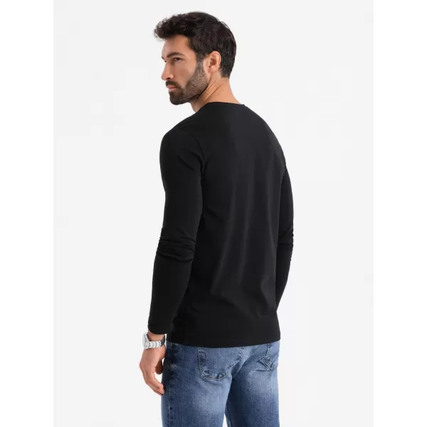  Hemd OMBRE OM-LSBC-0124 SCHWARZ 