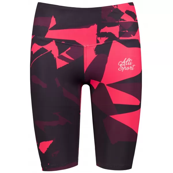  Frauen -Leggings über den Knien Premium ALTISPORT VOJ/ALW080LEG02 WEINRÖTET 