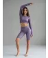 Frauen -Leggings über den Knien Premium ALTISPORT VOJ/ALW072LEG02 LILA