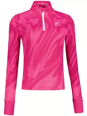 Frauen Sport Sweatshirt Premium Plus ALTISPORT VOJ/ALW072MI04 HEIßROSA
