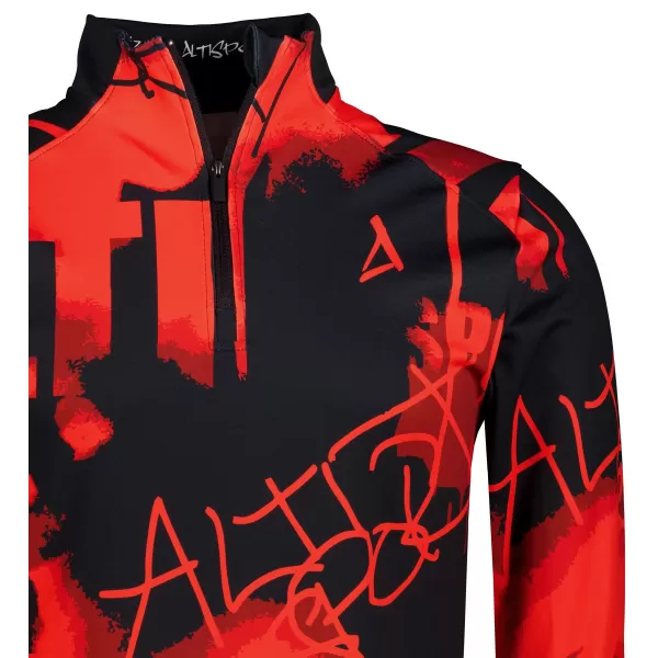  Herren Sport Sweatshirt Premium Plus ALTISPORT VOJ/ALM076MI04 SCHWARZ/ROT 