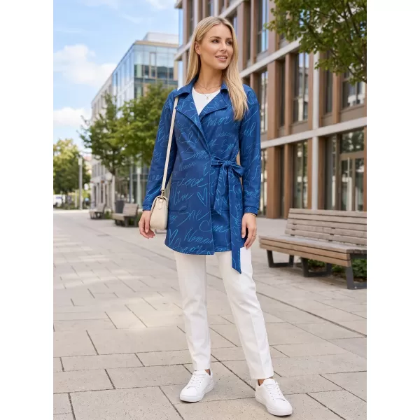  Frauen -Sweatshirt -Premium -Tasche für Frauen ALTISPORT VOJ/ALW084MI05 BLAU 