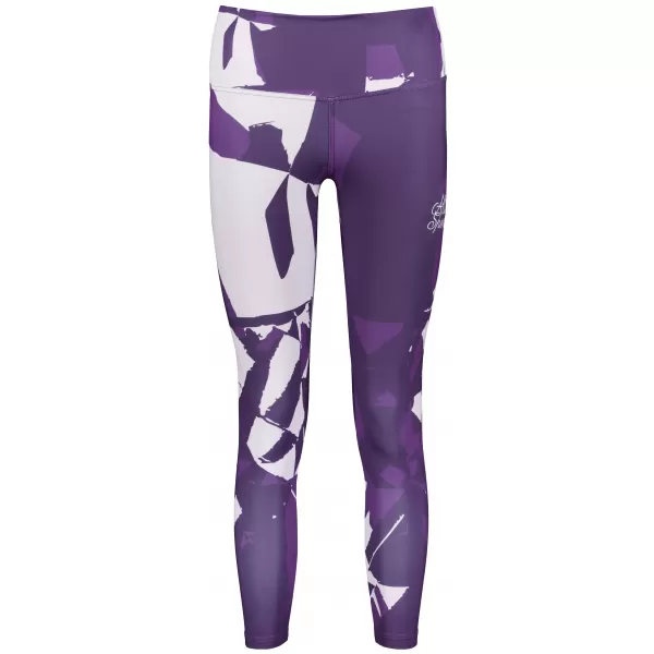  Lange Leggings für Frauen Premium ALTISPORT VOJ/ALW080LEG01 DUNKELVIOLETT 
