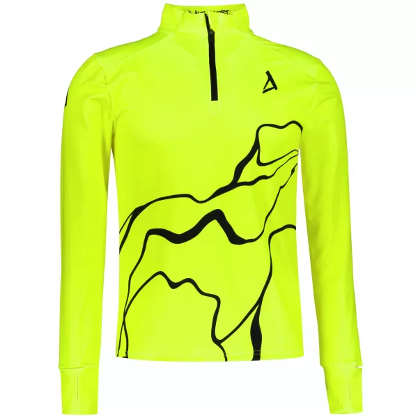  Herren Sport Sweatshirt Premium Plus ALTISPORT VOJ/ALM073MI04 FLUO-GELB 