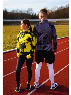 Frauen Sport Sweatshirt Premium Plus ALTISPORT VOJ/ALW076MI04 FLUO-GELB