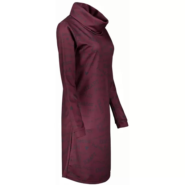  Damen erweitertes Premium -Sweatshirt ALTISPORT VOJ/ALW067MI06 BURGUND 