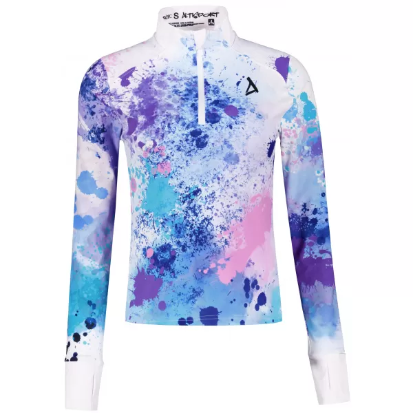  Frauen Sport Sweatshirt Premium Plus ALTISPORT VOJ/ALW055MI04 LILA/BLAU 