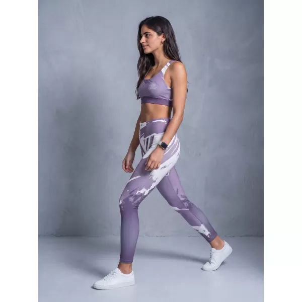  Lange Leggings für Frauen Premium ALTISPORT VOJ/ALW081LEG01 LILA 