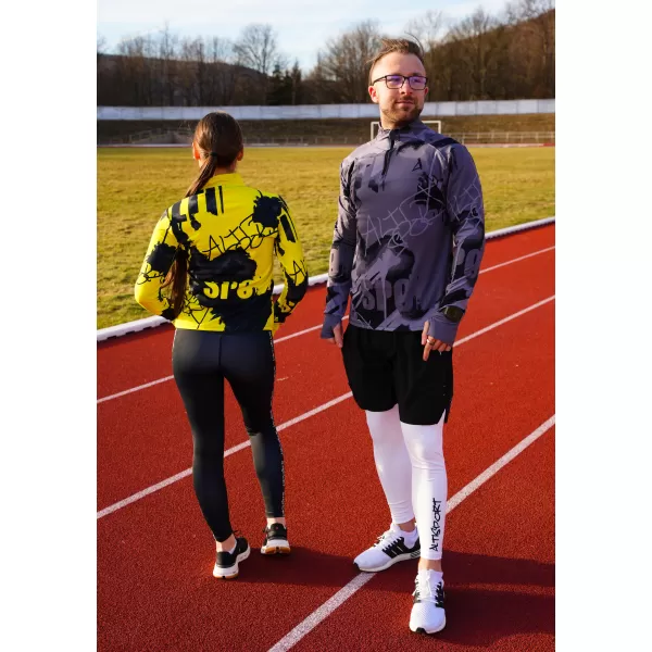  Frauen Sport Sweatshirt Premium Plus ALTISPORT VOJ/ALW076MI04 FLUO-GELB 