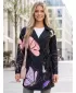 Frauen -Sweatshirt -Premium -Tasche für Frauen ALTISPORT VOJ/ALW086MI05 SCHWARZVIOLETT