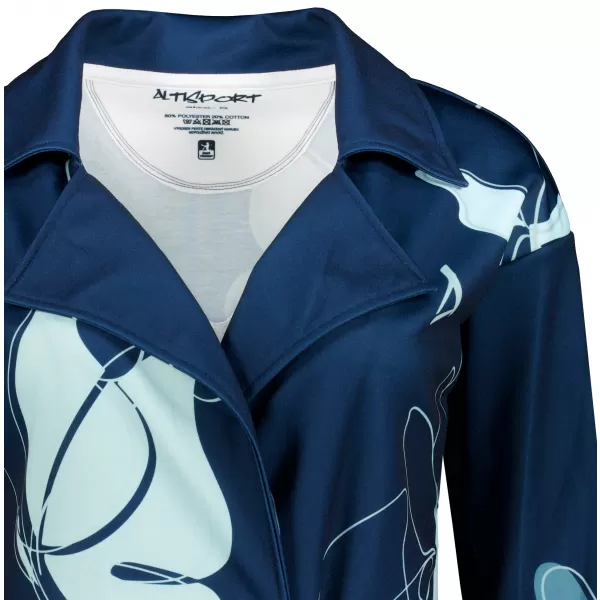  Frauen -Sweatshirt -Premium -Tasche für Frauen ALTISPORT VOJ/ALW086MI05 DUNKELBLAU 