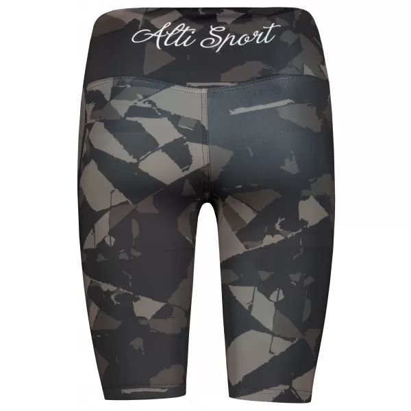  Frauen -Leggings über den Knien Premium ALTISPORT VOJ/ALW080LEG02 DUNKELBRAUN 