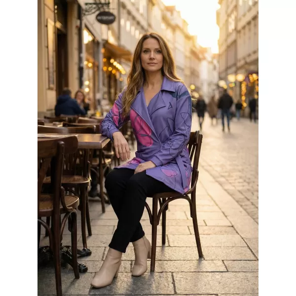  Frauen -Sweatshirt -Premium -Tasche für Frauen ALTISPORT VOJ/ALW086MI05 LILA PINK 