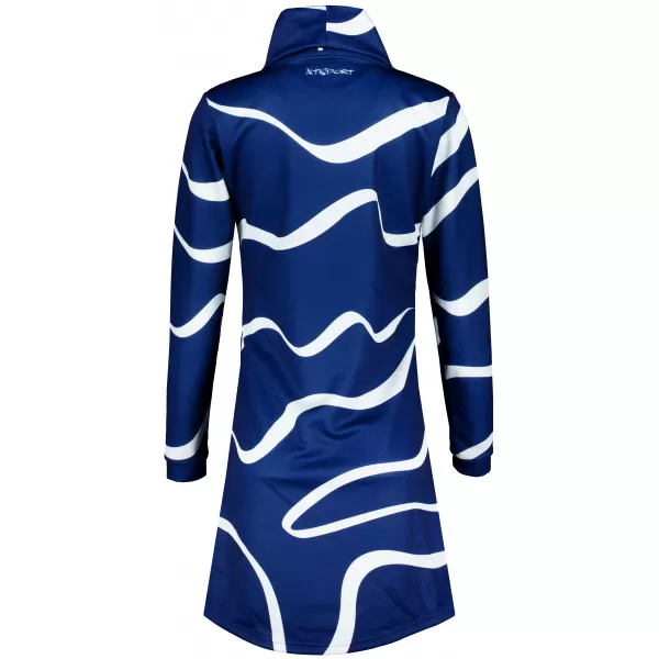  Damen erweitertes Premium -Sweatshirt ALTISPORT VOJ/ALW088MI06 DUNKELBLAU 
