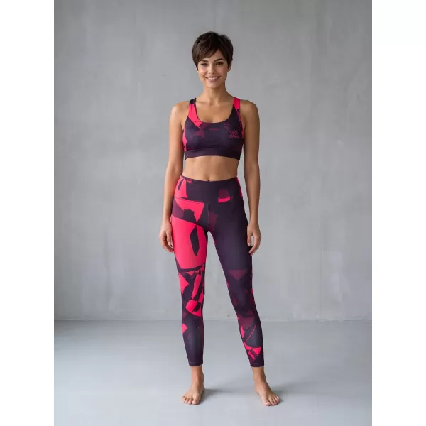  Lange Leggings für Frauen Premium ALTISPORT VOJ/ALW080LEG01 WEINRÖTET 