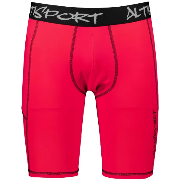  Männersport -Leggings über den Knien der Prämie ALTISPORT VOJ/ALM000LEG02 ROT 