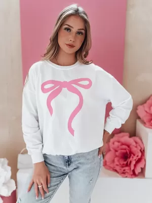 Frauen übergroße Sweatshirt für Frauen DSTREET SOFTTIE BY1358 WEIß