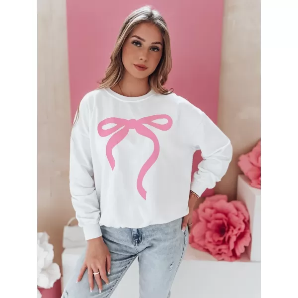  Frauen übergroße Sweatshirt für Frauen DSTREET SOFTTIE BY1358 WEIß 
