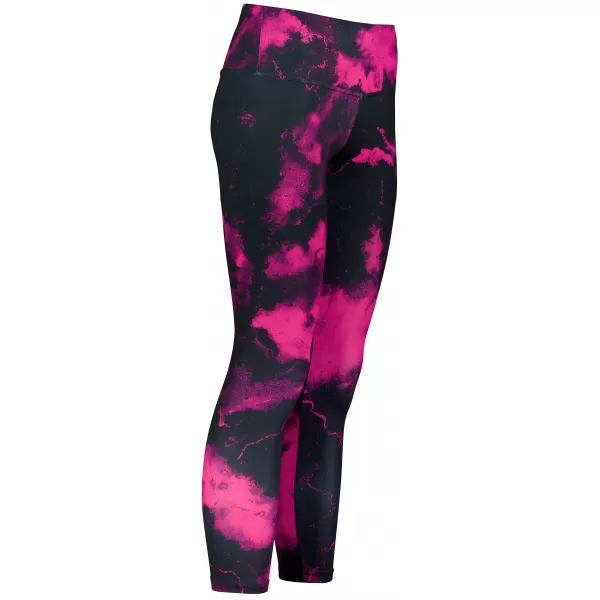  Lange Leggings für Frauen Premium ALTISPORT VOJ/ALW066LEG01 SCHWARZ -PINK 