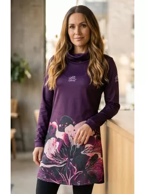 Damen erweitertes Premium -Sweatshirt ALTISPORT VOJ/ALW090MI06 BURGUND
