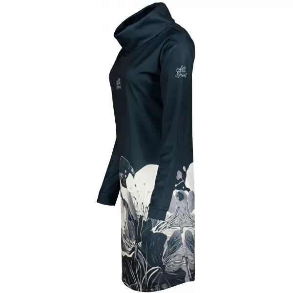  Damen erweitertes Premium -Sweatshirt ALTISPORT VOJ/ALW090MI06 SCHWARZ 