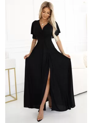 Kleid NUMOCO JENNIFER 581-1 SCHWARZ MIT GLITZER