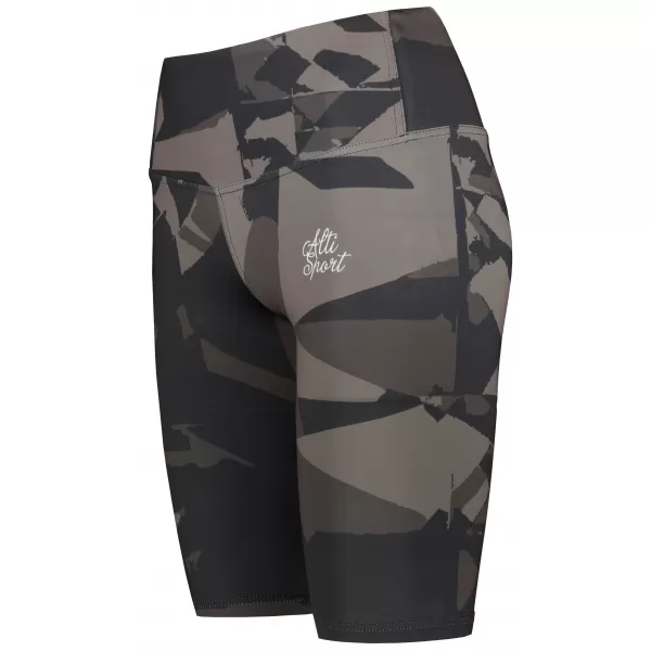  Frauen -Leggings über den Knien Premium ALTISPORT VOJ/ALW080LEG02 DUNKELBRAUN 