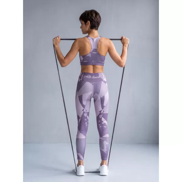  Lange Leggings für Frauen Premium ALTISPORT VOJ/ALW080LEG01 GRAUVIOLETT 