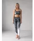 Lange Leggings für Frauen Premium ALTISPORT VOJ/ALW081LEG01 SCHWARZGRAU