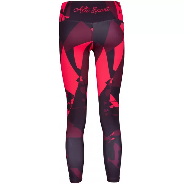  Lange Leggings für Frauen Premium ALTISPORT VOJ/ALW080LEG01 WEINRÖTET 