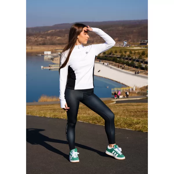  Frauen Sport Sweatshirt Premium Plus ALTISPORT VOJ/ALW078MI04 WEIß 