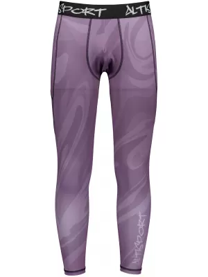 Herrensport -Leggings langer Prämie ALTISPORT VOJ/ALM072LEG01 LILA