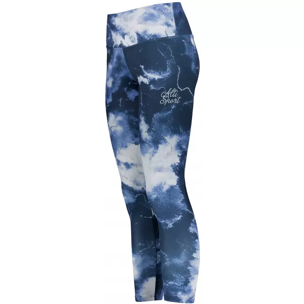  Lange Leggings für Frauen Premium ALTISPORT VOJ/ALW066LEG01 DUNKELBLAU 