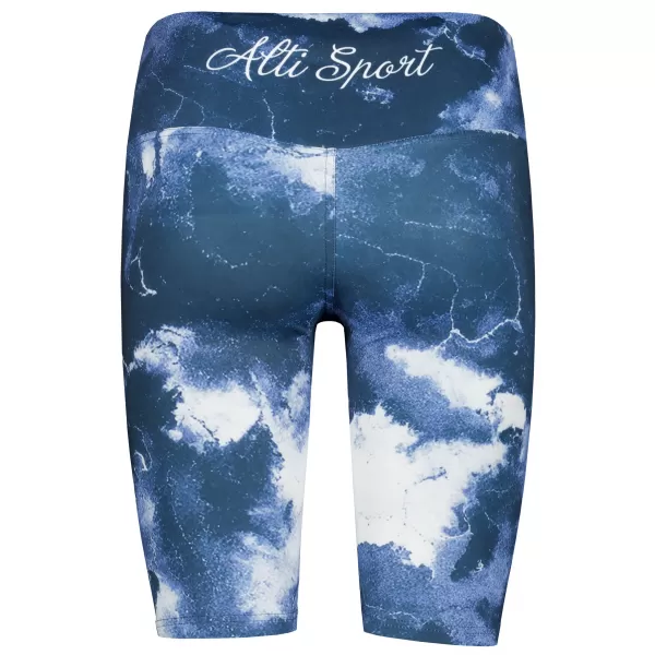  Frauen -Leggings über den Knien Premium ALTISPORT VOJ/ALW066LEG02 DUNKELBLAU 