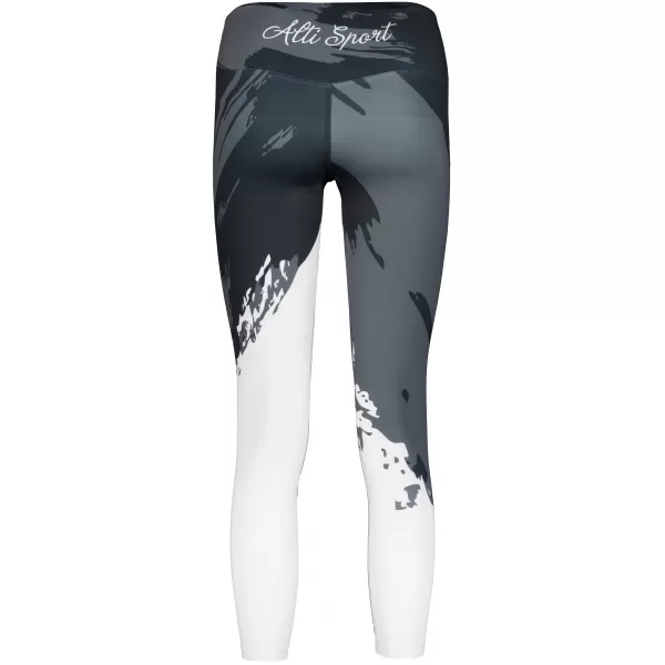  Lange Leggings für Frauen Premium ALTISPORT VOJ/ALW081LEG01 SCHWARZGRAU 