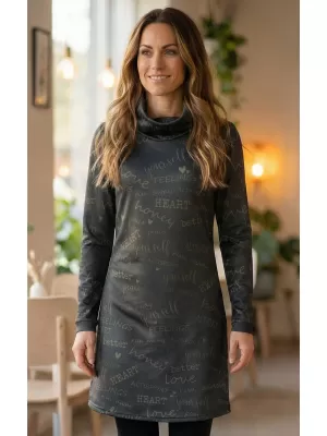 Damen erweitertes Premium -Sweatshirt ALTISPORT VOJ/ALW067MI06 DUNKELBRAUN