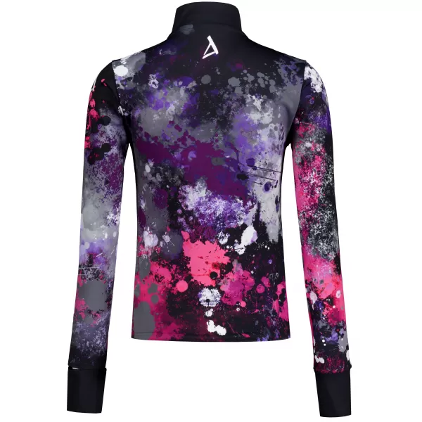  Frauen Sport Sweatshirt Premium Plus ALTISPORT VOJ/ALW055MI04 SCHWARZ -PINK 