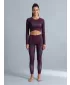 Lange Leggings für Frauen Premium ALTISPORT VOJ/ALW072LEG01 WEINRÖTET