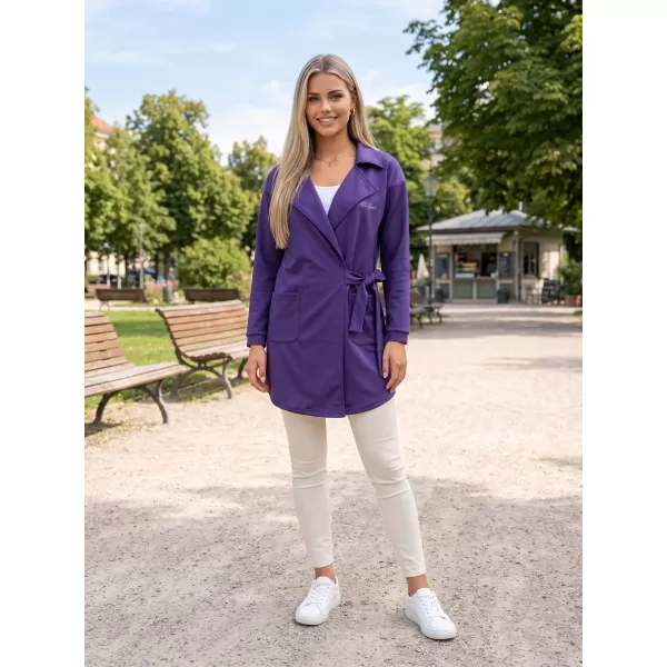  Frauen -Sweatshirt -Premium -Tasche für Frauen ALTISPORT VOJ/ALW000MI05 LILA 