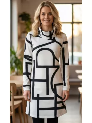 Damen erweitertes Premium -Sweatshirt ALTISPORT VOJ/ALW085MI06 WEIß
