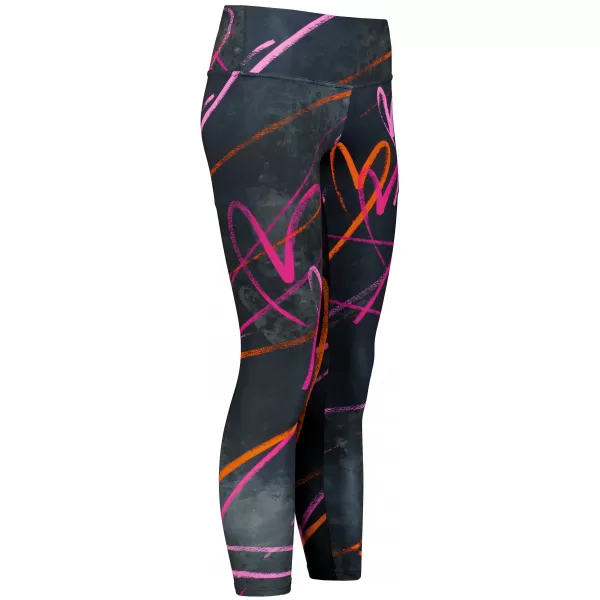  Lange Leggings für Frauen Premium ALTISPORT VOJ/ALW082LEG01 SCHWARZ 