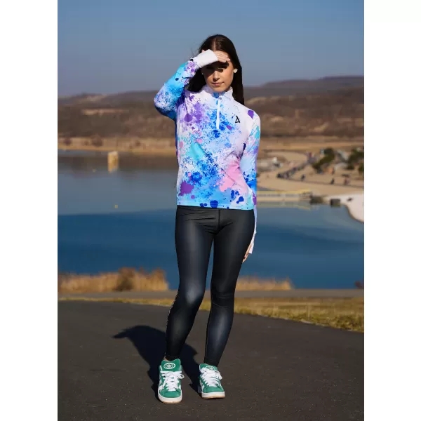  Frauen Sport Sweatshirt Premium Plus ALTISPORT VOJ/ALW055MI04 LILA/BLAU 