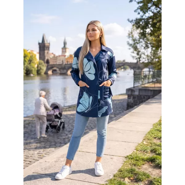  Frauen -Sweatshirt -Premium -Tasche für Frauen ALTISPORT VOJ/ALW086MI05 DUNKELBLAU 