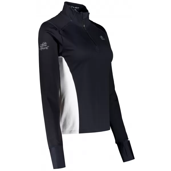  Frauen Sport Sweatshirt Premium Plus ALTISPORT VOJ/ALW078MI04 SCHWARZ 