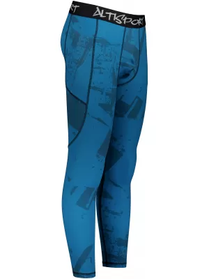 Herrensport -Leggings langer Prämie ALTISPORT VOJ/ALM079LEG01 BLAU