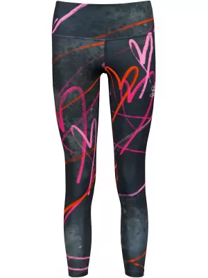 Lange Leggings für Frauen Premium ALTISPORT VOJ/ALW082LEG01 SCHWARZ